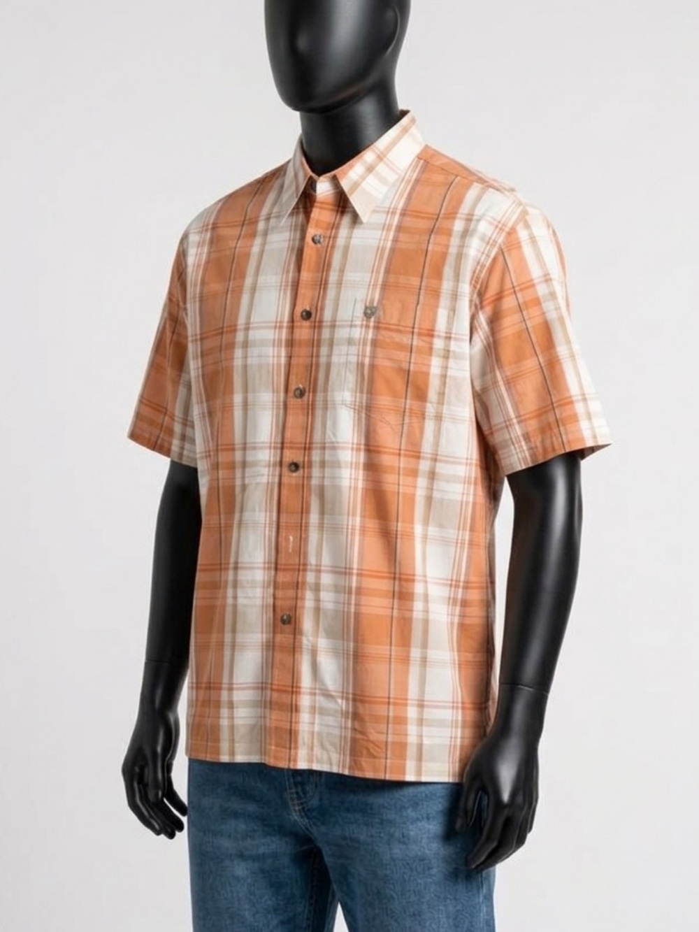 Men's Y2K Short-Sleeve Button Up Shirt